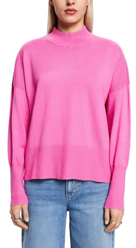 ESPRIT 103ee1i301 Suéter, Rosa Fucsia, XL para Mujer