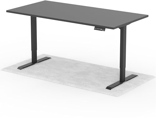Standable Desk Höhenverstellbarer Schreibtisch 180 x 90 cm I elektrischer Office Table mit 4 Speicherstufen I Schreibtisch höheneinstellbar 70-120 cm I ergonomischer Büro-Tisch