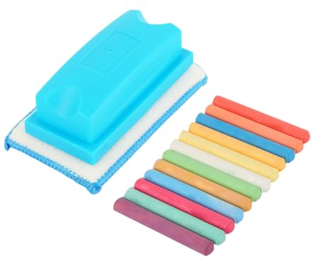 Operitacx Teiliges Wasserlösliche Staubfreie Tafelkreide Farben Mit Hochwertigem Filz-tafelradierer Für Staubfreies Abwischen Für Lehrer Eltern Und Kreative Kids