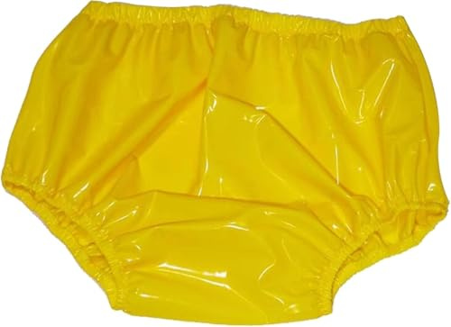 wasserdichte Sicherheitsschuhe,Gummihosen Waschbar, Wiederverwendbar Inkontinenz-Unterhosen,Kunststoffhose Geräuschlos,Anti-Seiten-Leckage Windelhöschen,Erwachsene Pull On Kunststoffhose A,XXXL