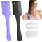 Lot de 2 Peigne Rasoir pour Cheveux,Coupe Fourche Cheveux,Peigne à Effiler Double Face,avec 10 Lames de Rechange,Peigne Effileur,Peigne Enfant,pour Adultes et Enfants, pour la Maison