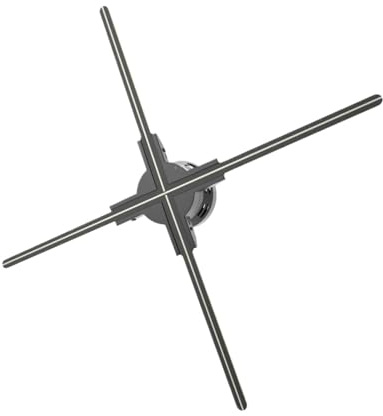 Proiettore di luce a ventola olografica da 31,5 pollici 80 cm Pubblicità HD Ologramma 3D LED Player Wifi Telecomando Multiplo Splicing Alta Definizione