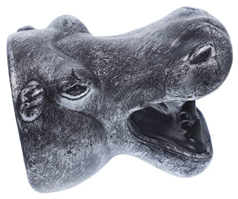 PartyKindom Magnetic Hippo Head Bottle Opener Vintage Style Cap Remover for Fridge Material Cool Kitchen Bar Travel Accessory Funky Home Decor Tool