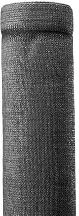 Easy Clôture Brise Vue Toile en Rouleau Haute densité Occultation très élevée (350gr/m²) H 1m53 Longueur 5M - Gris Anthracite