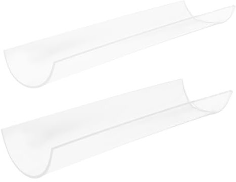 FONDOTIN 2pcs Acrylic U-Shaped Cake Roll Stand for Baking Tool Cake Roll Maker Acrylic Baking Molds for Home and Display