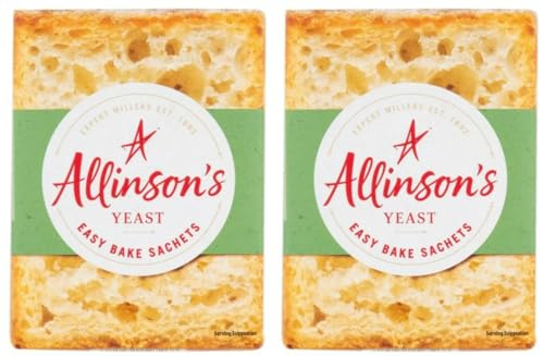 Easy Bake Instant Yeast Sachets – 12 x 7g Packs (Total 84g) – Convenient Pre-Measured Yeast for Baking Bread, Pizza & Pastries