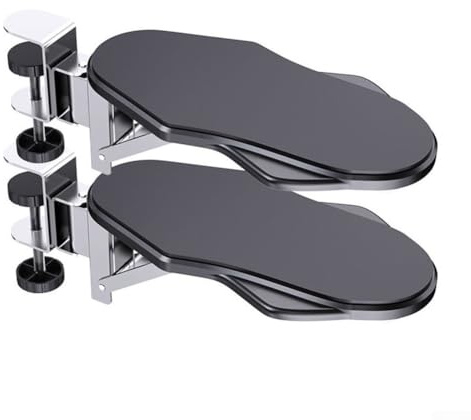 Gdfnmogo Punch Support de coude pliable et pivotant pour extension de bureau, fabriqué en matériau ABS avec coussinet de bras confortable, 31 (rotatif)