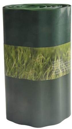 Gettimore Bordure de pelouse en plastique pour jardin et paysage, 30 cm ou 40 cm de hauteur, clôture verte pour pelouse, parterres de fleurs et utilisation en extérieur 30 cm