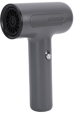TOPINCN Akku-Haartrockner, 500 W, Bürstenloser Motor, Reise-Haartrockner, Wiederaufladbarer Föhn für Camping Im Innen- und Außenbereich, Farbtrockner, Aquarell-Luftgebläse für (GREY)