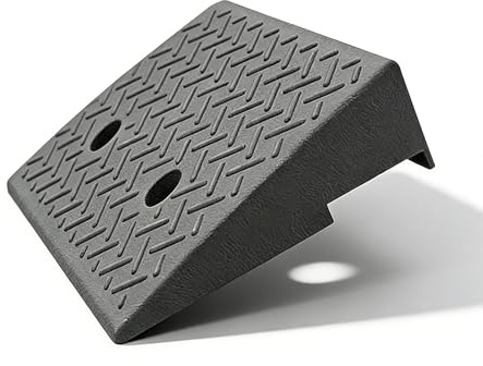 Driveway Curb Ramp, 5/10/12cm Rise Height Heavy Duty Curbside Bridge Ramps for Wheelchairs, Strollers, Motorcycles, Cars, Lawn Mowers & Trailers, 2 Pack(50x32x7cm/19.7x12.6x2.76)