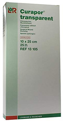 Curapor Wundverband steril transparent 10x25 cm 25 stk