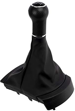 Origen POM40134 MANOPOLA di Ricambio Seat Ibiza (2002-2008) 5/6 Marce, (02-08), Nero