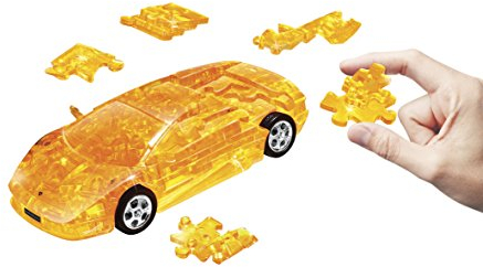 herpa Puzzle Fun 3D 80657061 - Lamborghini Murcielago, transparent gelb