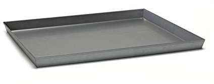 TEGLIA RETTANGOLARE BALLARINI IN FERRO ALLUMINATO ANGOLI SVASATI CM 50*35