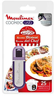 Moulinex Cookeo XA600411 - Llave flash USB con recetas, multicolor