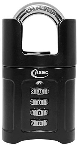 ASEC Closed Shackle Combination Padlock