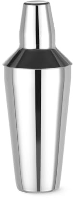 HENDI Coctelera, BarUp, 750ml, coctelera cónica Cobbler de 3 piezas, uso universal, herramienta todo en uno para preparar cócteles, ø90x(H)255mm, acero inoxidable