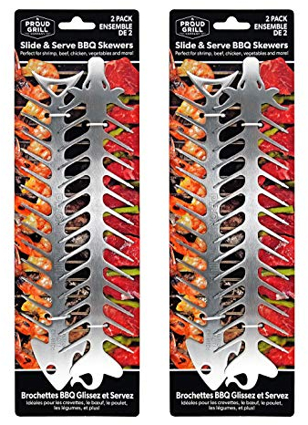 Proud Grill Slide & Serve BBQ Skewers - 4 Count