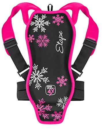Etape Unisex ungdom, 2095312_140-158, sporthjälm, svart/rosa, 140–158 cm