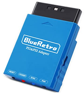 BITFUNX RetroScaler - Adattatore controller wireless PS2/PS1, supporta console di gioco PS2/PS1, compatibile con controller Bluetooth PS3/PS4/PS5, Xbox One S, Series X/S, Switch Pro