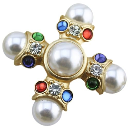 Yardenfun Retro Kreuz Brosche Für Eleganter Schmuck Für Partys Hochzeiten Und Besondere Anlässe Vielseitige Anstecknadel Hochwertigem Material Einzigartiges Design Für Stilvolle Looks