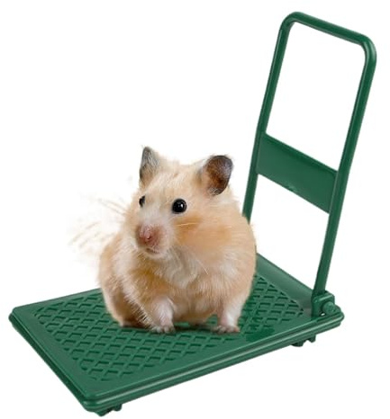Jouet Divertissant pour Hamster Panier Pliable à roulettes