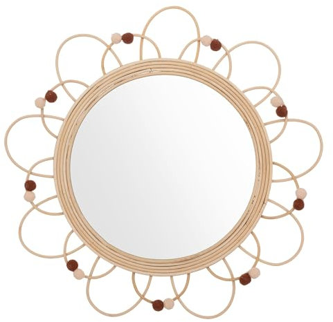 Well Home - Espejo de ratán Campagne D.38cm