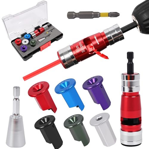 MAZING - Wire Stripper for Drill8-17AWG, 8 in 1 Quick Torque and Disassembly Tool for 6-8-10-12-14 AWG, Professional Electrician Tool Set