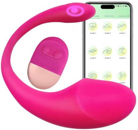 Trustown App & Remote Control Bullet Vibrator, Wearable Vibrating Egg for G-spot Stimulation, Soft Medical Silicone, IPX7 Waterproof, Rechargeable Adult Wellness Toy for Women & Couples