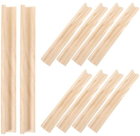 Gatuida 10 Stück Holzbuchstabenhalter Aus Naturholz Für Diy Bastelarbeiten Und Lernspiele Buchstabenständer Zur Alphabetförderung Und Kinderdekoration 7.48X0.79X0.75In