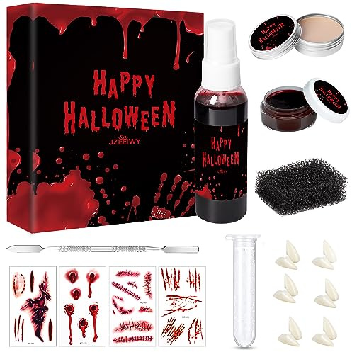 Halloween Make-Up Für Spezialeffekte Erstellen Fake Blut Modellierung Narbe Wachs Stiple-Schwämme Spatel Werkzeug