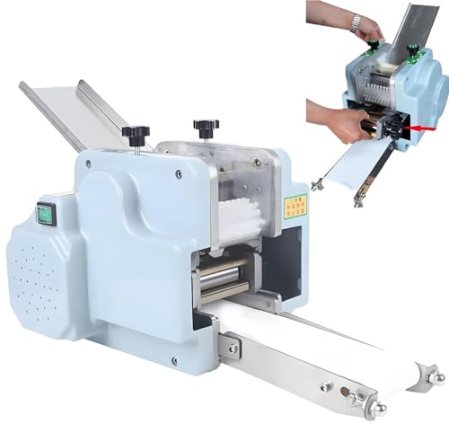 DowPie Macchina elettrica per Ravioli, Macchina Automatica per la Lavorazione della Pasta, Stampo da 8 cm sostituibile, Macchina per confezionare Ravioli da Cucina ThreeMoulds