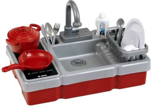 Theo Klein 7110 Bosch - Spüle mit Wasserfunktion und Kochfeld
