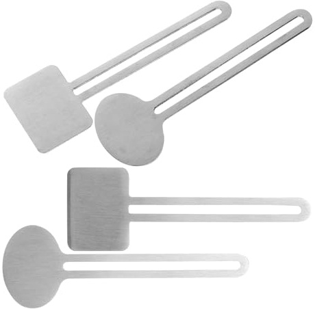 SOPOTUTU Presse-Tube Dentifrice Manuel en Acier Inoxydable Lot de 4 pour Salle de Bain Outil de Compression Métallique Compact Voyage et Usage Quotidien