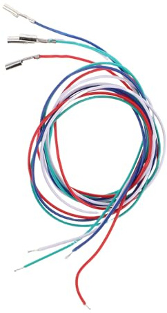 MINAOLULUS Cable de Repuesto para Cabezal de Tocadiscos, 4 Unidades de Cables Cortos, Conexión para Fonógrafo, Accesorios para Equipo Dj y Música Electrónica