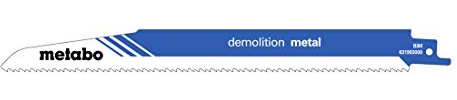 Metabo 5 Säbelsägeblätter demolition metal 225 x 1,6 mm, BiM, 2,5+3,2 mm/ 8+10 TPI 5 Stk