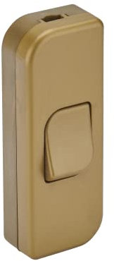 Interruttore a parete | Interruttore a incasso | Interruttore a parete | Interruttore presa a muro | Inter Per Lampada | Interruttore 2A UnIPolar Oro | Debflex | 719330