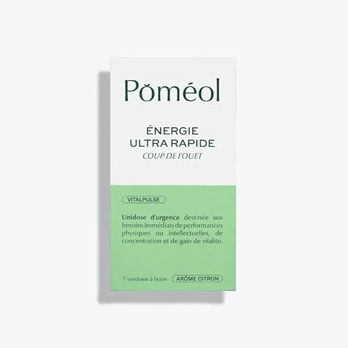 Complément Alimentaire Energie et Concentration | Vitalité - Booster Physique | Sachet Unidoses ǀ Guarana, Gelée Royale, L-Arginine, Cola, Vitamine B6, B9, C | Coupdefouet | 20 jours ǀ POMÉOL