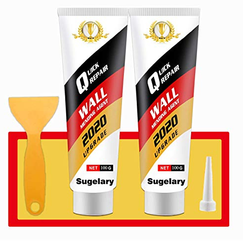 Drywall Patch Repair Kit with Scraper, Wall Spackle Repair Paste, Wall Mending Agent Quick and Easy Solution to Fill The Holes for Home Wall, Plaster Dent Repair and Wood Scratch Repair