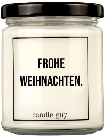 candle guy Duftkerze im Glas [Brennzeit 70h] - Duft-Kerze handgemacht mit Spruch | Freches Geschenk für Frauen, Freundin, Geburtstag | 100% Sojawachs, schöne natürliche Düfte mit ätherischem Öl