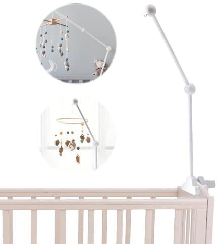 Mobil Babyhållare i Trä - Mobilstativ för Spädbarn och Barn, Mobilställ för Bebis