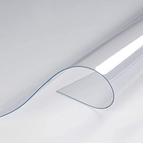 LKW PVC Plane transparent Fensterfolie Fensterplane Abdeckplane Abdeckfolie Schutzplane Windschutz | für Duschvorhänge, Gebäudevorhänge | SCHULZ Fensterfolie | 1mm x 53cm x 2m