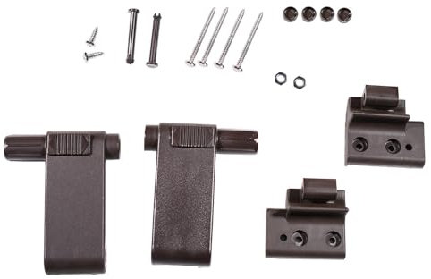 YUCKMZ Dachfenster Griffhebel Griffkonsole Set AF/BA 4stk Ersatzteil Kompatibel mit Braas Atelier-Fenster Braun