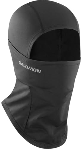 Salomon ABSOLUTE BALACLAVA, Thermal Running and Hiking Cap Unisex, Trail Running, Outdoor Sports, Deep Black, one size fits all