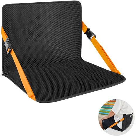 EULANT Cojín De Asiento De Estadio con Respaldo para Niño, llenable Silla de Asiento de Estadio,Silla De Suelo para Eventos Deportivos, Camping, Playa, Senderismo, Puede Trabajar Asiento Inflable