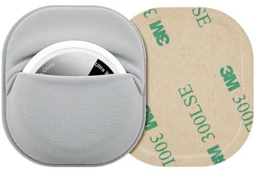 Paquete de 2 adhesivos para Airtag y Moto Tag, funda protectora completa para Airtag con adhesivo 3M en cartera, control remoto de TV, coche, bolsas de equipaje, drones, funda protectora completa para