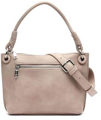 MISAKO Venti bolso de hombro pequeño con asa bandolera extraíble ED. Mujer - Venti Piedra 18x27x8cm