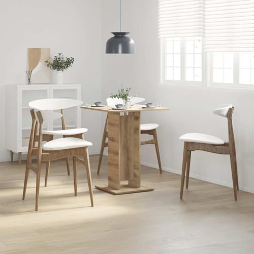 GCHDHAPB bord, köks- och matsalsbord-bistrobord hantverkare ek 60 x 60 x 75 cm konstruerat trä