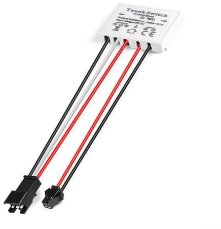 Touch-Sensor-Dimmschalter, Touch-Lampen-Dimmer, Touch-Sensor-Schalter 60 W LED für Smart-Tasten-Spiegel-Lichtschalter (E)