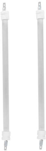 LOLIPPYY 2 Pezzi Tubo Riscaldante in Quarzo 23cm per Riscaldatori Esterni ed Interni, Lampadina di Ricambio per Riscaldatore da Terrazza Riscaldamento Uniforme e Rapida Temperatura